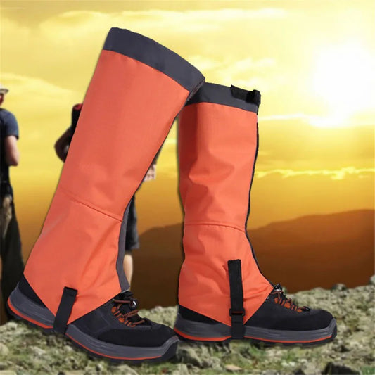 2pcs/Set Shoes Cover Outdoor Snow Kneepad Skiing Gaiters Hiking Climbing Leg Protection Sport Safety Waterproof Leg Warmers