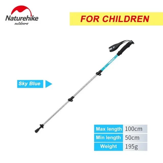 Alpenstocks Ultralight Trekking Folding Pole Walking Hiking sticks camping family Alpenstocks 1 pcs Walking stick self defense