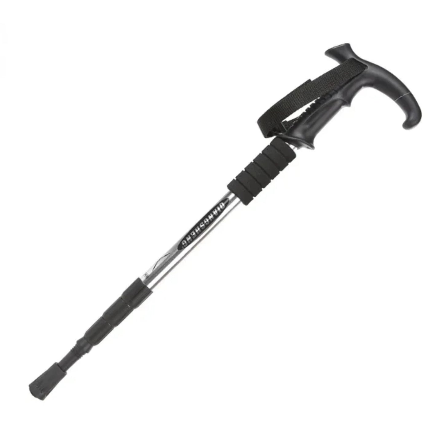 Aluminum Alloy Folding Walking Sticks Hiking High-quality Trekking Poles 4-section Telescopic Walking Sticks The Elderly