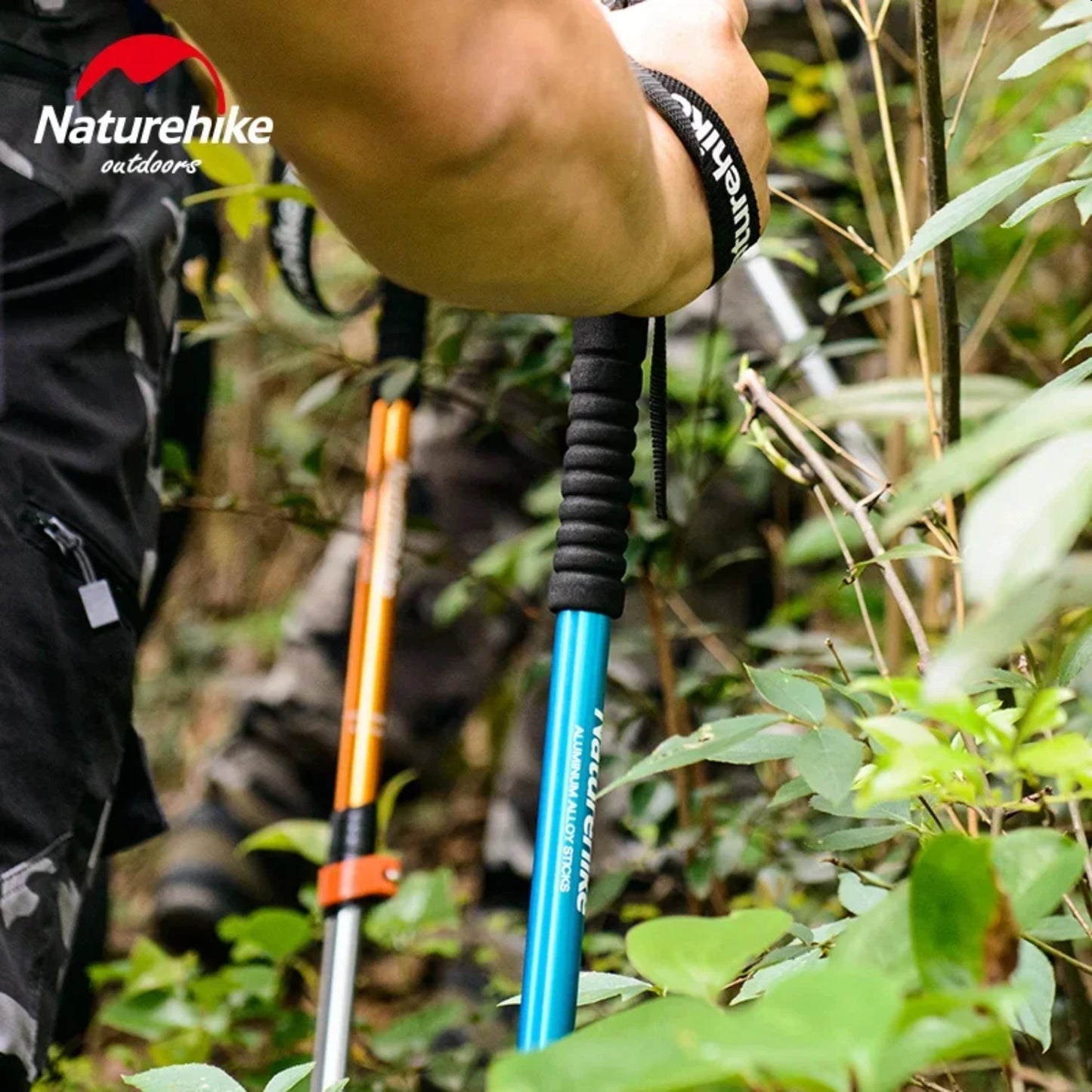Alpenstocks Ultralight Trekking Folding Pole Walking Hiking sticks camping family Alpenstocks 1 pcs Walking stick self defense