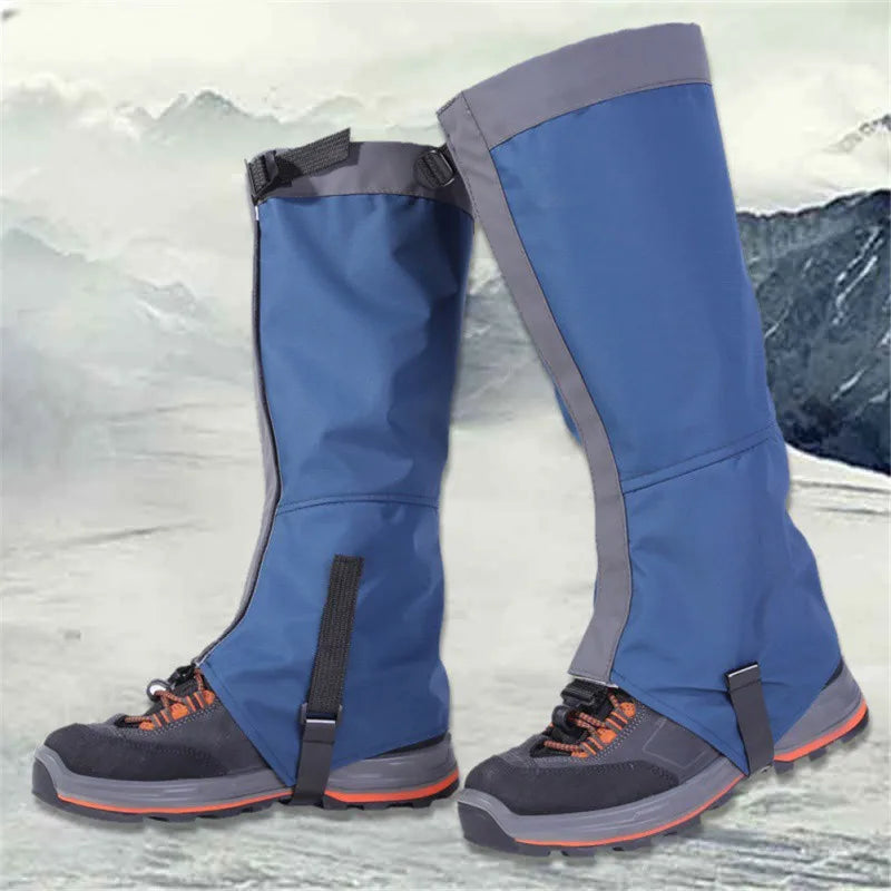 2pcs/Set Shoes Cover Outdoor Snow Kneepad Skiing Gaiters Hiking Climbing Leg Protection Sport Safety Waterproof Leg Warmers