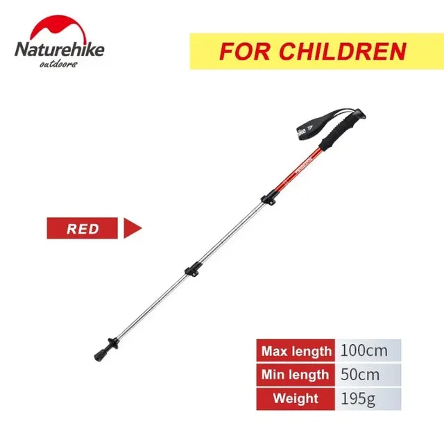 Alpenstocks Ultralight Trekking Folding Pole Walking Hiking sticks camping family Alpenstocks 1 pcs Walking stick self defense