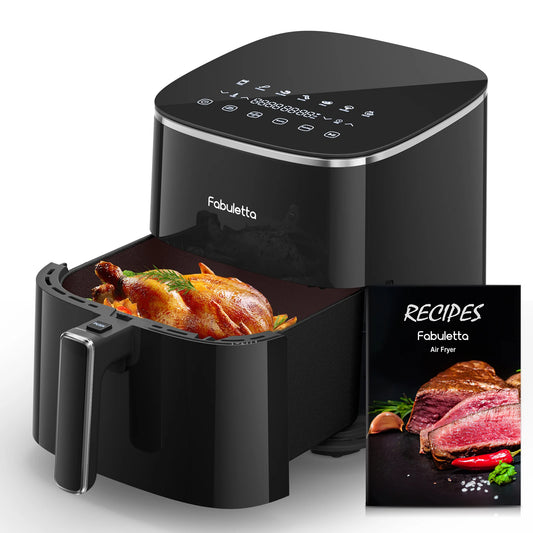 Air Fryer 11-in-1 Digital , Large 6 QT Airfryer with Easy View Windows, MAX 450℉ for Crispy, 50% Faster, Fast Roast, Preheat