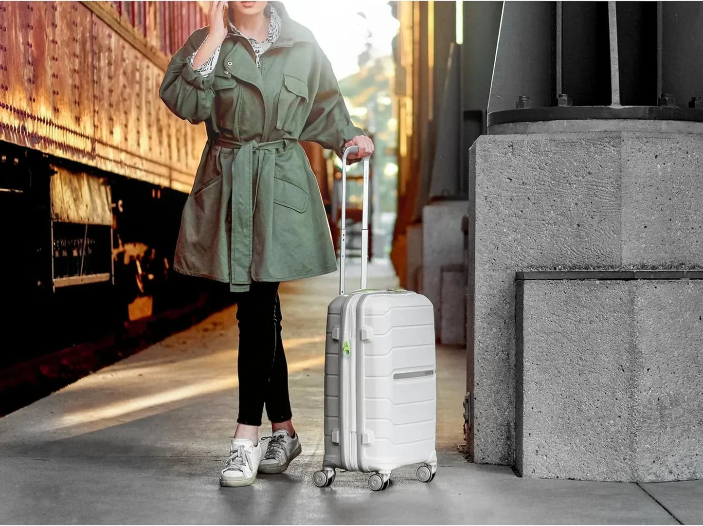 Freeform Hardside Expandable Luggage with Spinners luggage set carry on luggage carry on luggage with wheels