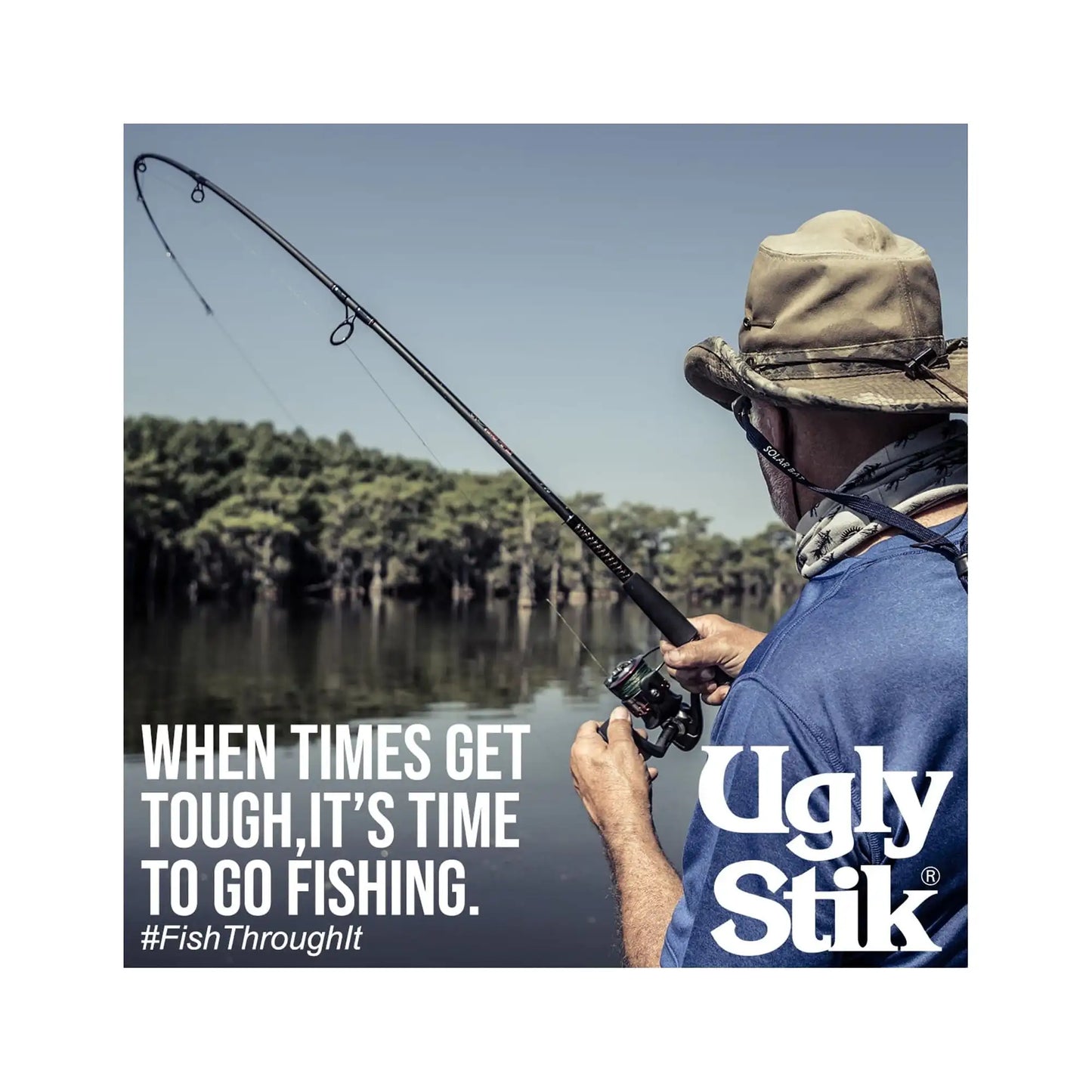 6’6” US Lite Pro Spinning Rod, One Piece Rod
