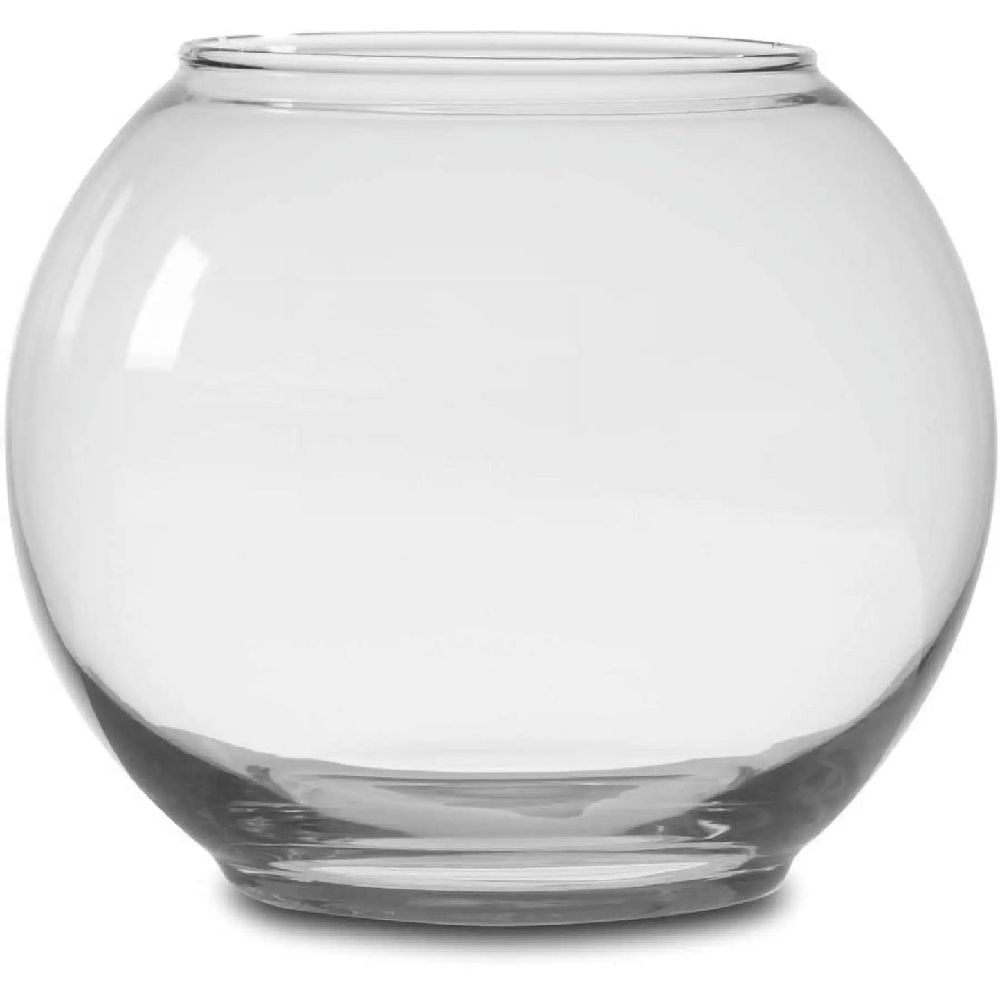 Clear Glass 5.5 Small Bubble Ball Floral Vase