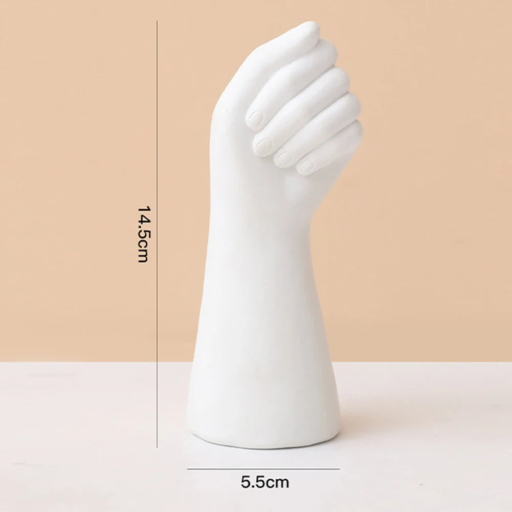 Nordic Creative Vase Home Decor Gesture Flowers Vase Flower Arrangement Dried Flower Art Home Living Room Decor Decorative Vases