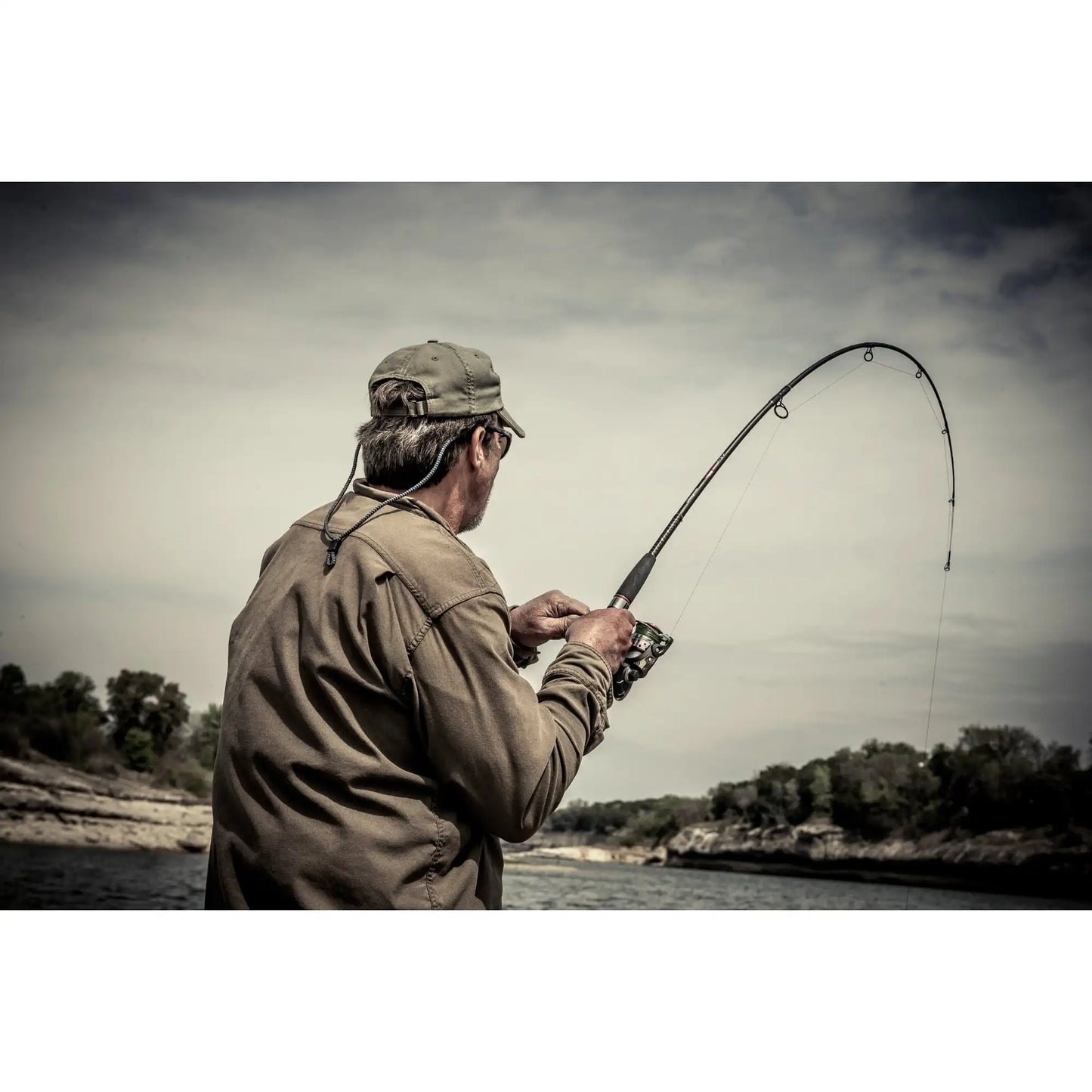 Ugly Stik 7’ Inshore Select Spinning Rod, One Piece Inshore Rod