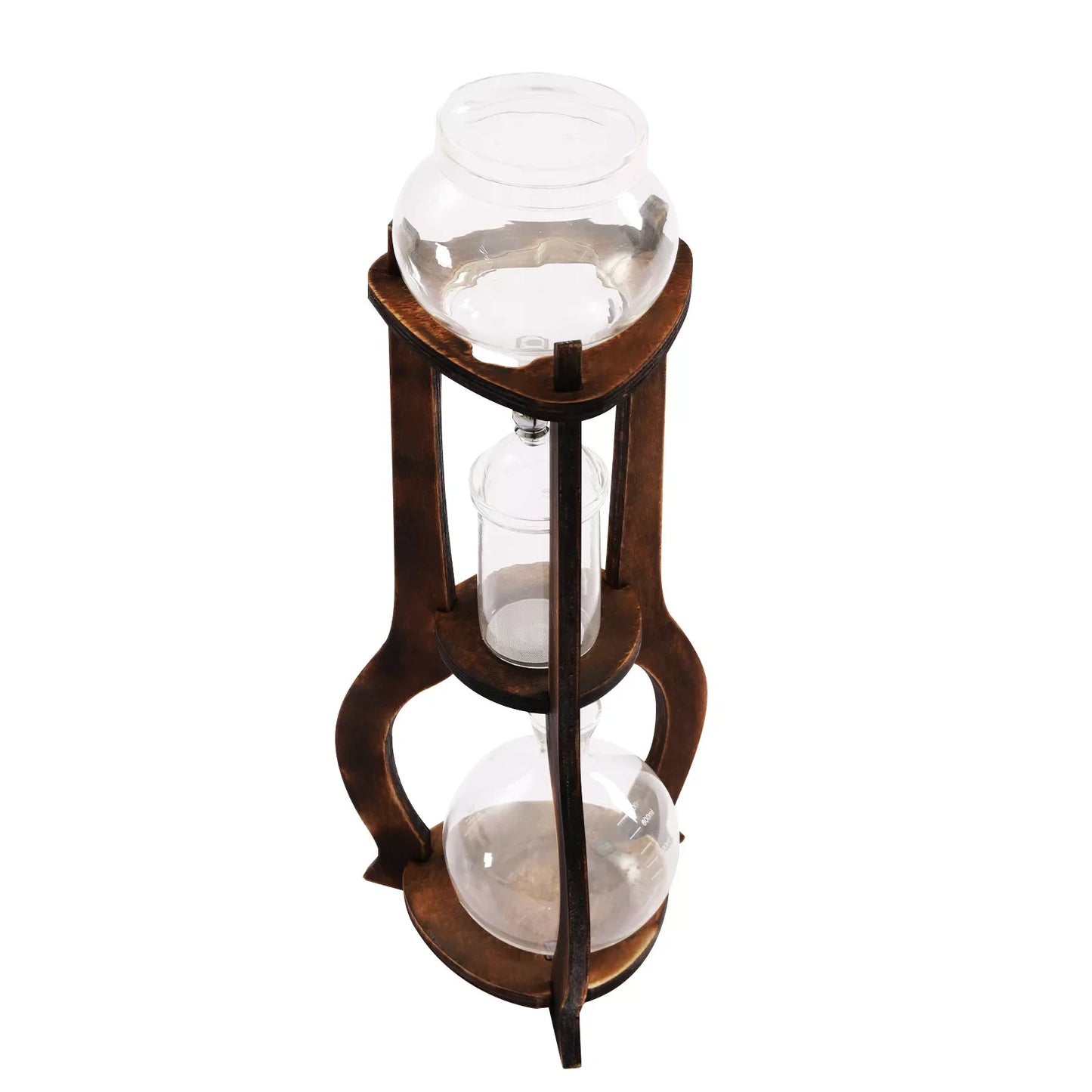 600ml Iced Coffee Dripper Brew Drip Tower Coffee Maker Stainless Steel High Borosilicate Glass Coffeeware