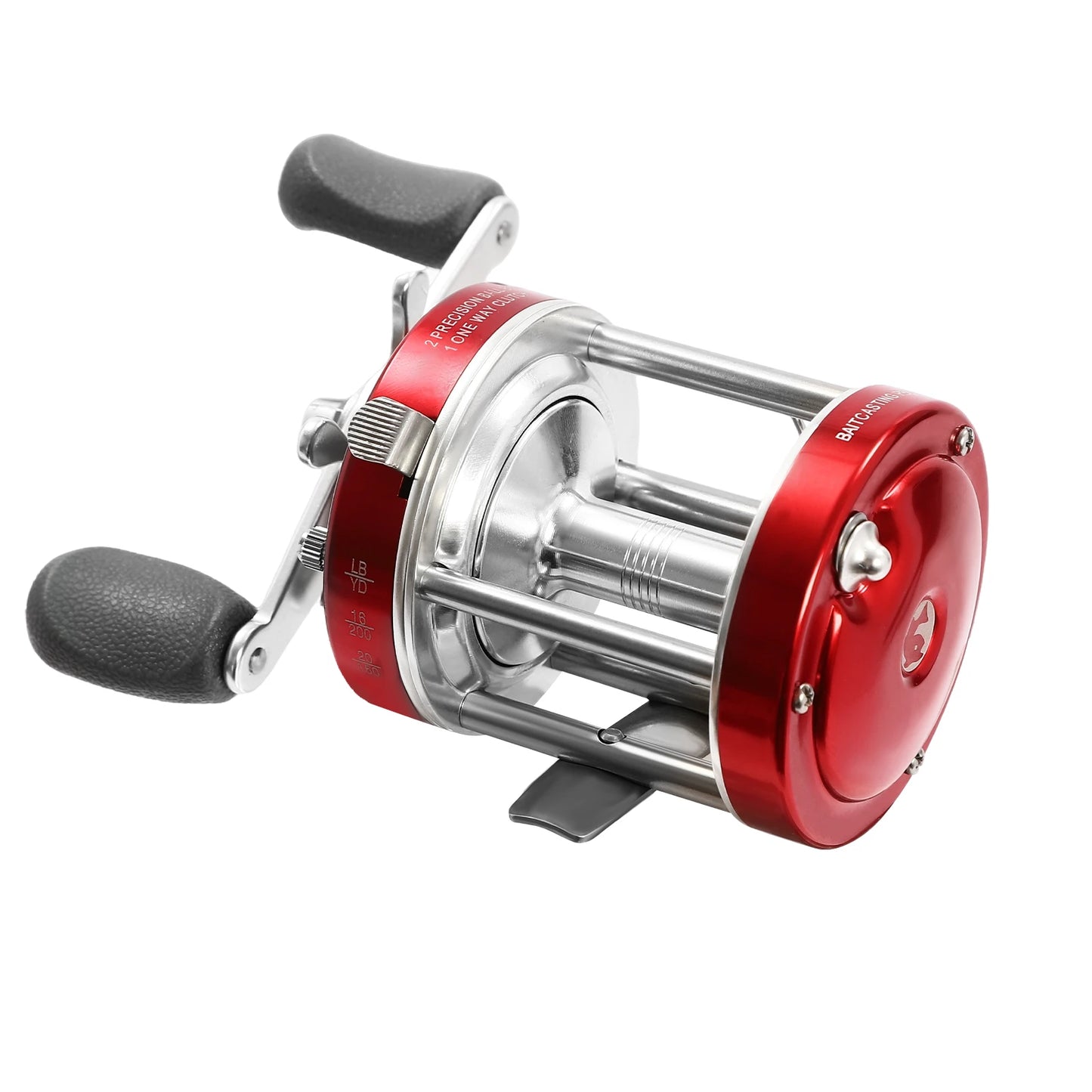 Round Baitcasting Reel, Conventional Reel for Catfish, Baitcasting Fishing Reel