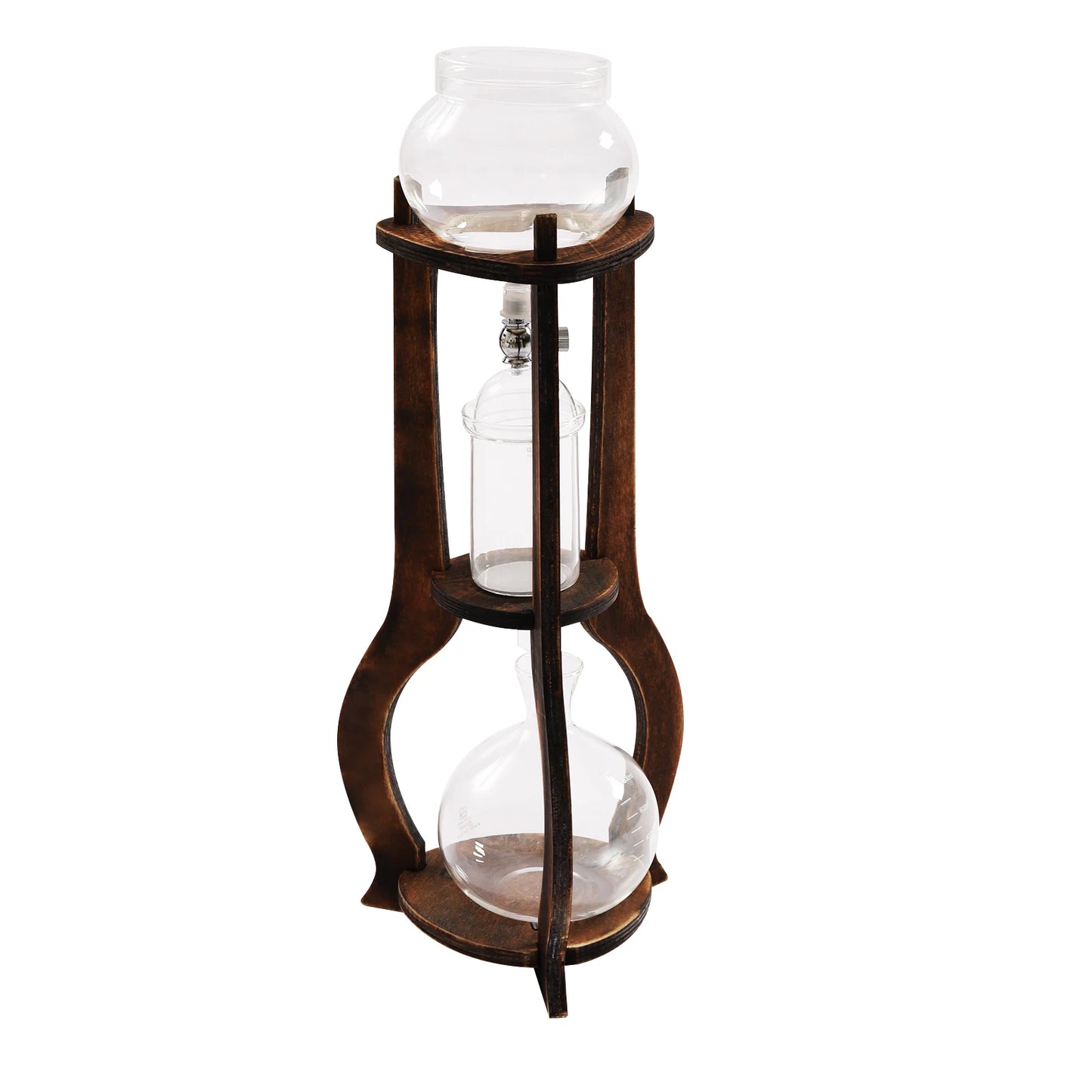 600ml Iced Coffee Dripper Brew Drip Tower Coffee Maker Stainless Steel High Borosilicate Glass Coffeeware