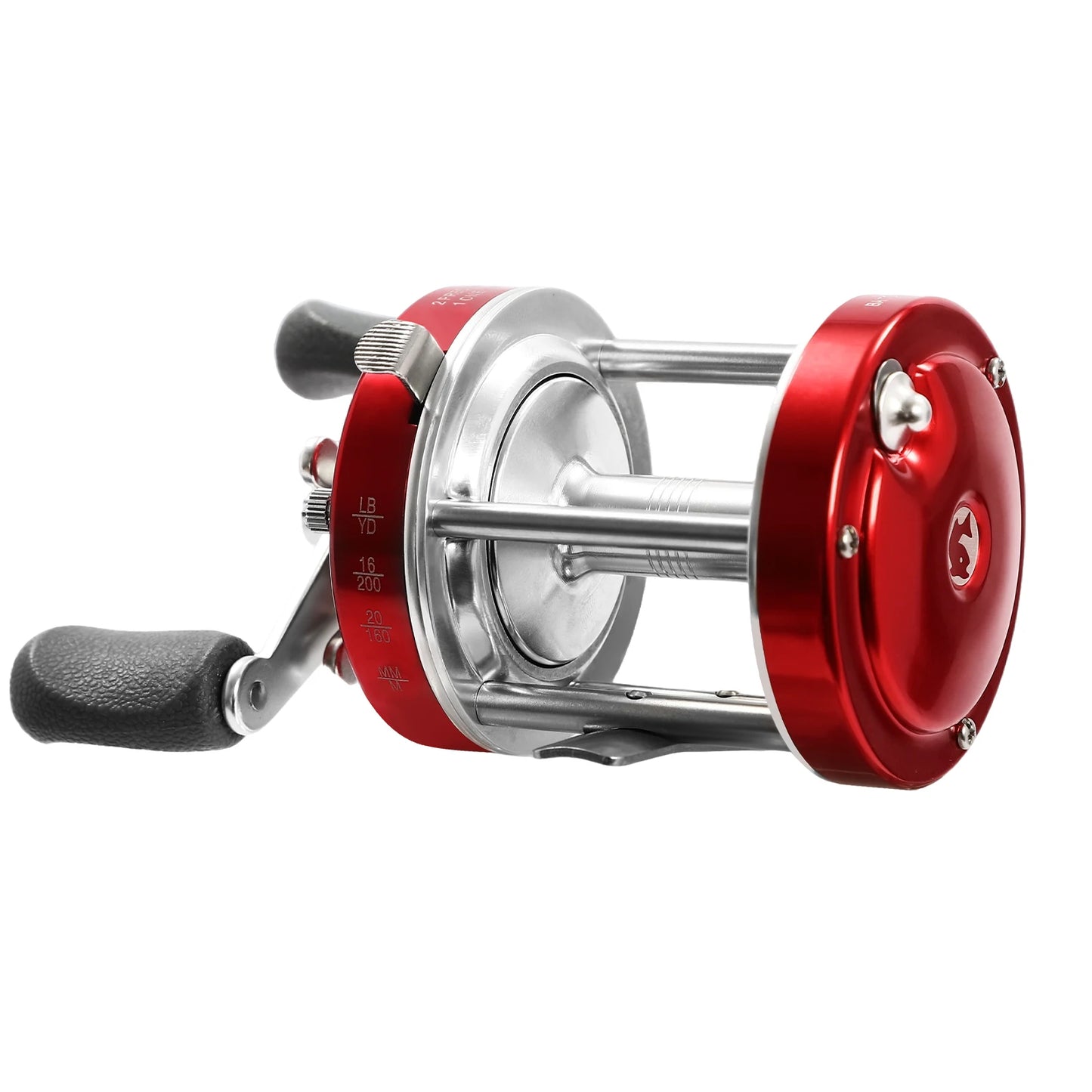 Round Baitcasting Reel, Conventional Reel for Catfish, Baitcasting Fishing Reel
