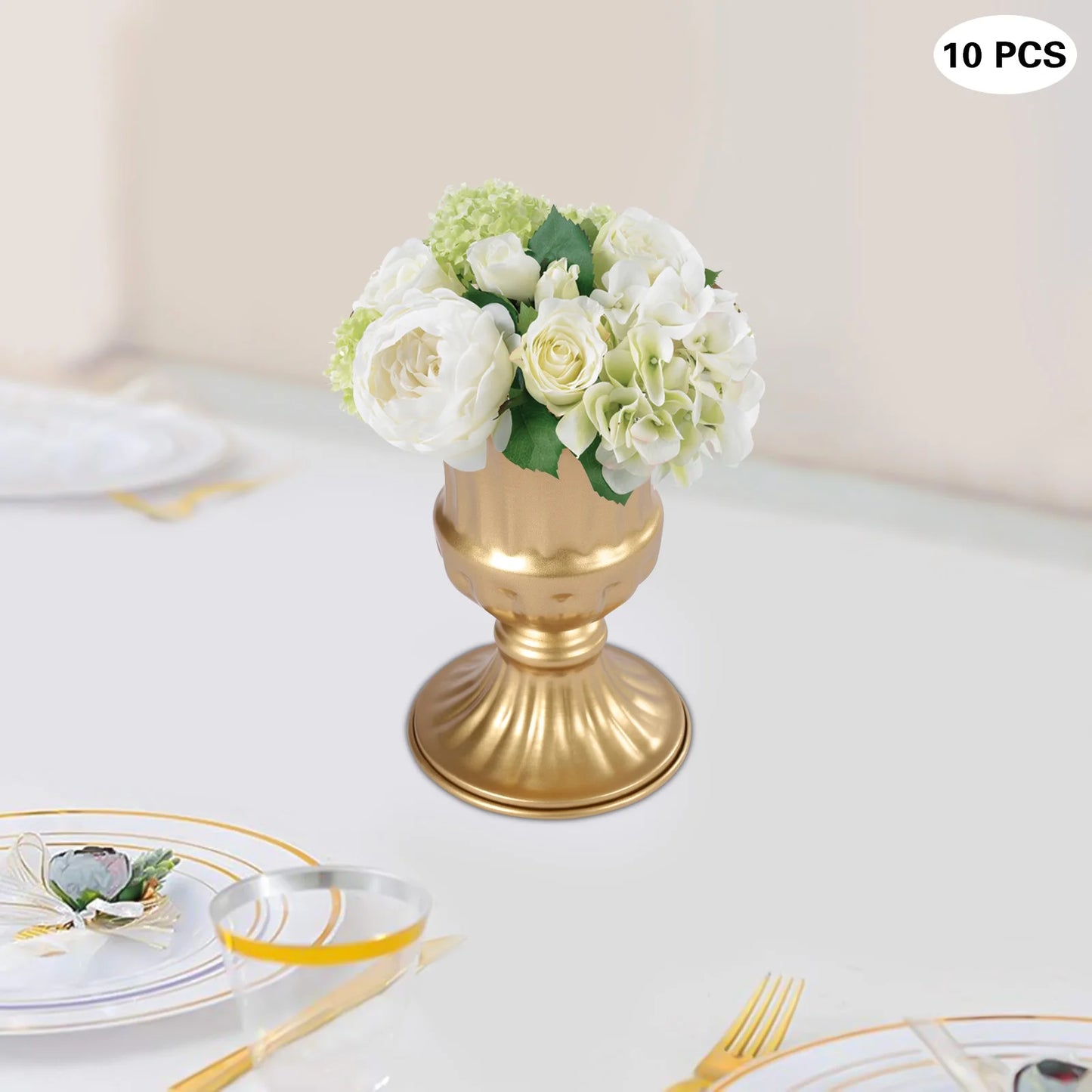 Stylish Wedding Flower Vase – Iron Construction with Baking Varnish, Perfect for Table Centerpieces
