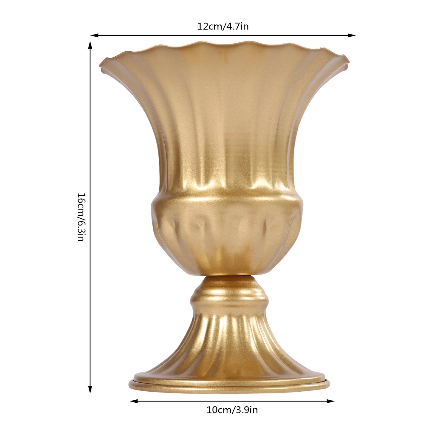 Stylish Wedding Flower Vase – Iron Construction with Baking Varnish, Perfect for Table Centerpieces