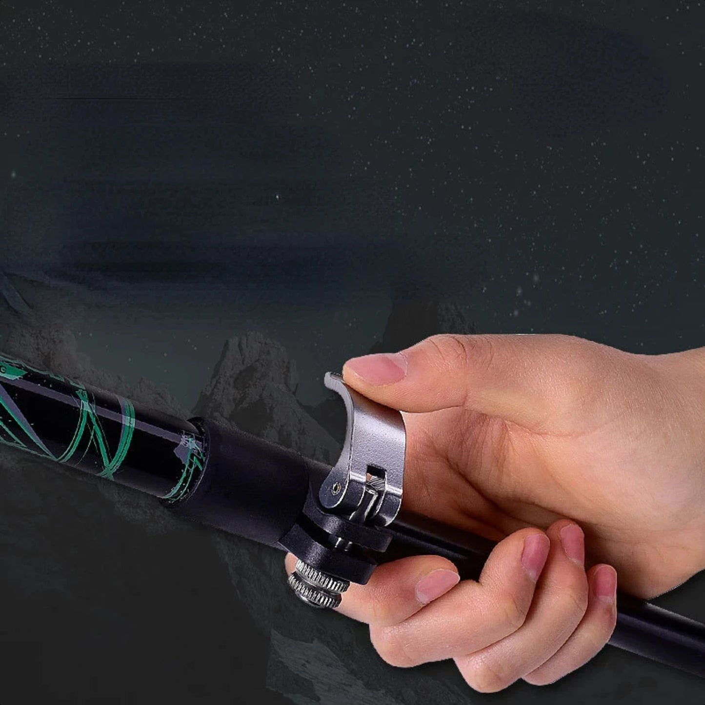 Portable, Lightweight and Convenient Collapsible Trekking Poles for Hiking and Walking: Easy-to-Carry Folding Hiking Stick, Comp