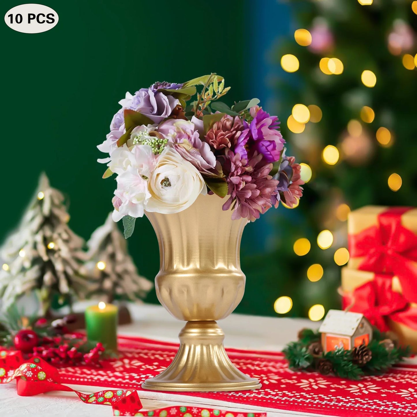 Stylish Wedding Flower Vase – Iron Construction with Baking Varnish, Perfect for Table Centerpieces